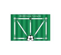 Alfombra de Entrenamiento de Pisadas de Fútbol, Mejorando Los Accesorios Auxiliares Para Entrenamiento de Regate, Alfombra Antideslizante Para la Práctica de Control del Baló D 60×90cm crystal velvet