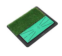 Alfombra de Entrenamiento para Golpear en Golf, Alfombra Antideslizante para Practicar el Swing con Superficie de Hierba Artificial, Base de Goma Antideslizante para Uso en el hoga
