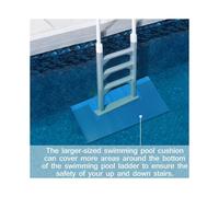Alfombra de Escalera para Piscina, Almohadilla Protectora Antideslizante para Escalones de Piscina con Textura, Almohadilla Protectora para Escalera