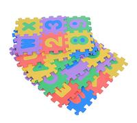 Alfombra de Espuma EVA Suave, 36 Piezas Alfombra de Juego de Rompecabezas de Números y Letras para Niños Jugando y Aprendiendo, Liviana y Colorida, con Diferentes Formas de