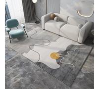 Alfombra de felpa suave, almohadilla térmica eléctrica, calentador de pies, protección contra sobrecalentamiento, control inteligente de temperatura, alfombra eléctrica de grafeno(H,55x190cm)