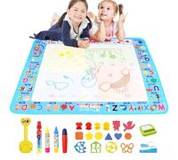 Alfombra De Garabato De Agua - Alfombra De Dibujo Al Agua, Juguetes Educativos Para Garabatos | Tablero De Juguetes Para Niños, Material Duradero, Pintura, Escritura, Garabato, Dibujo Colorido