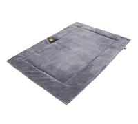 Alfombra de gato con tapa térmica de franela y aluminio de 61 x 46 a 110 x 70 cm | Cama de invierno para mascotas con base antideslizante | Lavable a máquina para sofá, suelo y exterior