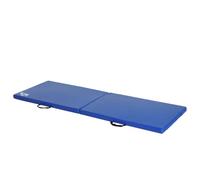 Alfombra de gimnasia yoga pilates fitness plegable portátil gran comodidad 180 x 60 x 5 cm de piel sintética