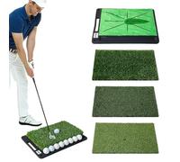 Alfombra de Golf para Practicar Golpes - Base De Césped De Práctica,Alfombra de Approach con Base de Goma | para Retroalimentación De Trayectoria De Swing Casa Interior Exterior Jardín para Mujeres Y