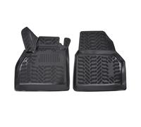 | Alfombra de Goma 3D Exclusiva Compatible con Kangoo 2008-2021, Sistema de fijación, Borde Alto, Inodoro, Negro, Antideslizante, para Todas Las Estaciones