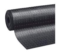 Alfombra de Goma Antideslizante para Cubrir el Suelo al Metro, 100 cm de Altura, 3 mm de Grosor, Color Negro, a Medida