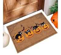 Alfombra de halloween - Estera De Entrada Sin Deslizamiento, Diseño Creativo De Fantasmas | 31.5x19.69x0.2 Pulgadas Alfombras De Piso Al Aire Libre, Porches De Bienvenida Decorativos, Cocinas De Miedo