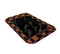 Alfombra de Halloween para decoración de interiores de carpeta suave con ilusión