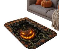 Alfombra de Halloween para decoración de interiores de carpeta suave con ilusión