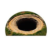 Alfombra de ilusión óptica 3D Alfombra antideslizante para puerta | Entrada interior Dormitorio Sala de estar Cocina Apartamento Oficina Dormitorio del hotel Decoración para fiestas Crea un material d