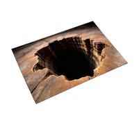 Alfombra de ilusión óptica 3D, tapete de ilusión óptica para puerta, alfombras que parecen un agujero, tapete para puerta delantera para entrada, cocina, baño, entrada, patio, dormitorio, exterior