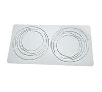 Alfombra de impresión de fondant, moldes de encaje para decoración de pasteles,Almohadilla de encaje de molde de silicona | Decoración de Cupcake, moldes para hornear para decoración de