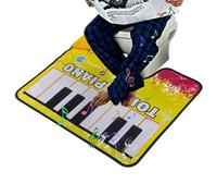 Alfombra De Inodoro Para Piso - Alfombra De Piso Con Diseño De Piano Creativo, Artículos Diversos De Novedad Humor, Material Suave Antideslizante | Estera De Colocación Para Dormitorio, Baño, Inodoro