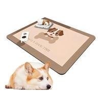 Alfombra de Interior para Perros Impermeable para Suelo - Alfombra de moqueta Impermeable para Perros | Protección Absorbente para Alimentos y Agua y Aprendizaje