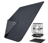 Alfombra de jaula grande - 48 x 91,4 cm, protección antideslizante para mascotas, forro grueso debajo del recinto, alfombra interior | Accesorio para jaula de pájaros para periquito loro
