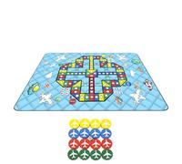 Alfombra de juego al aire libre, cubierta impermeable con piezas de , juego de mesa familiar ligero de 3 capas portátil estera de despertar para acampar festival