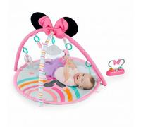 Gimnasio de actividades con música y luces Forever Besties de Bright Starts, con Disney Baby MINNIE MOUSE, en color rosa, desde recién nacidos en adelante