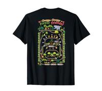 Alfombra de juego Chugga Jungle Train Track en la parte trasera para niños pequeños Camiseta