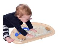 Alfombra De Juego con Agua para Tiempo De Barriguita Juguetes Sensoriales | Juguetes Sensoriales De Actividad Divertida Para Hogar Ducha Cama Suelo Cuna Baño