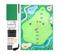Alfombra de juego de acercamiento de golf portátil grande y plegable con adhesivo - Alfombra de entrenamiento para juegos al aire libre | para jardín, patio, terraza, césped, porche, parque