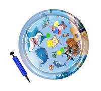 Alfombra De Juego De Agua Sensorial - Alfombra De Agua Inflable | Juega La Almohadilla Sensorial para Las Mascotas | Esteras De Riego De Gato Plegables | Juguetes Enriquecimiento Interactivo E