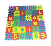 Alfombra de Juego de Espuma, Alfombra de Piso con Alfabeto numérico de EVA, Juguete Suave Educativo para bebés, Cada Azulejo, 12x12 cm