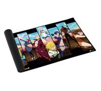 Alfombra de juego de Seven Deadly Sins - Heroes Team Gaming Mat | Tamaño grande (24 x 14 pulgadas) | Superficie de neopreno premium, base antideslizante | Tus héroes favoritos | Perfecto para TCG,