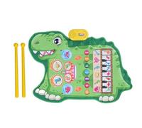 Alfombra de juego interactiva para gatear para bebés, alfombra de música para niños, educación temprana, almohadilla de baile de tambor de Jazz para sala de juegos para niños,