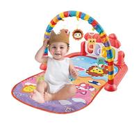 Alfombra de juego para bebé - Actividad musical | Colchoneta de actividad para gimnasio con colchoneta desmontable con juguetes sensoriales para recién nacidos y niños pequeños para desarrollar motor