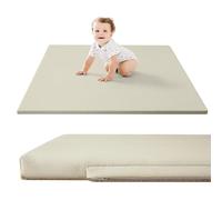 Hakuna Matte Hakuna Matte Alfombra de juego para bebé de piel vegana 120 x 120 cm, leche