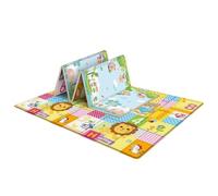 Alfombra de juego para el suelo - Alfombra plegable para gatear, alfombra de juego gruesa para niños, alfombra de juegos para bebé, alfombra de juego de actividad de espuma gruesa para salón,