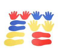 Alfombra de juego para manos y pies, 6 pares de alfombrillas sensoriales de integración sensorial, para entrenamiento de equilibrio, hogar, interior, exterior, césped, juego