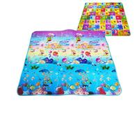 Alfombra de juego | Tapete para gatear de doble cara,Tapete de juego para suelo infantil, plegable, impermeable, grande, 71x79 pulgadas, tapete de espuma EVA para niños, desde recién nacidos hasta beb