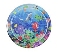 Alfombra De Juegos De Agua, Cama De Agua para Gat, Alfombra De Aguas para Bebes, Esterilla De Aguas Inflable para, Alfombrilla Gruesa para Jugar Al Aguass, Sensación Frescas, Comodidad