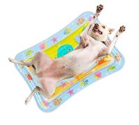 Alfombra de juegos de agua engrosada, almohadilla sensorial de agua Juego de agua | Diseño portátil de alfombra de juego sensorial de agua - Cómodas alfombrillas para cama para perros con sensación re