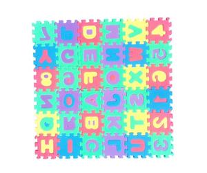 Alfombra de juegos para bebés, Alfombra infantil 36 mosaicos, gran | Alfombra de espuma para rompecabezas Open Children's Minds Niños Niñas Diámetro: 9*9cm*36 piezas