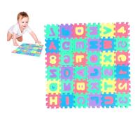 Alfombra de juegos para bebés, Alfombra infantil Juego de 36 mosaicos de | Tapetes para niños Open Children's Minds Niños Niñas Pequeños Preescolar Guardería Educación fam E: 12*12cm*36 piezas