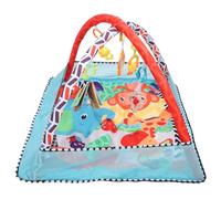 Alfombra de Juegos para Gimnasio para Bebés, Alfombra para Gatear con Patrones de Animales del Océano, Juguete de Aprendizaje Temprano con Reconocimiento de Colores y Formas para