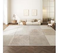 Alfombra de la sala de estar luz de lujo de estilo wabi-sabi dormitorio mesa de café junto a la cama alfombra antideslizante fácil de cuidar de un área grande para difundir el sofá cojín del piso