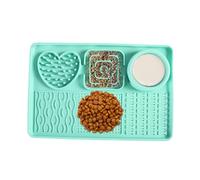 Alfombra de Lamiendo para Perro, Dispensador de Alimentos de Silicona - Estimulación Mental, Juguete Educativo Antideslizante para Reducir la Ansiedad Y El Aburrimiento