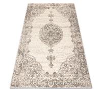 Alfombra de lana ABBY 486.24.LA110 OSTA Adorno marco clásico gris / azul 200x300 cm