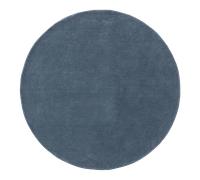 alfombra de lana benuta Doblada redonda - verde, ø 100 cm