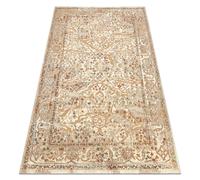 Alfombra de lana SOHO 477.04.LA110 OSTA - Flores estructura natural beige / terracota 200x300 cm