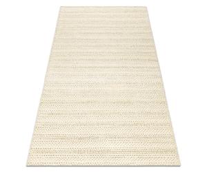 Alfombra de lana TAHAR 99002B crema - TEJIDA A MANO bucle Líneas 160x240 cm
