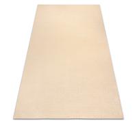 Alfombra de lana TEXTURA 488.07.LA100 OSTA - Patrón de tejido estructural crema 280x390 cm