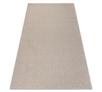Alfombra de lana TEXTURA 488.07.LA110 OSTA - Patrón de tejido estructural gris / beige 160x230 cm