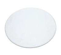 Alfombra de lavado moderna POSH circulo shaggy felpa gruesa antideslizante marfil circulo 100 cm