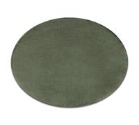Alfombra de lavado moderna POSH circulo shaggy felpa gruesa antideslizante verde circulo 80 cm