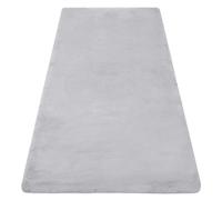 Alfombra de lavado moderna TEDDY shaggy felpa muy gruesa antideslizante gris 120x160 cm